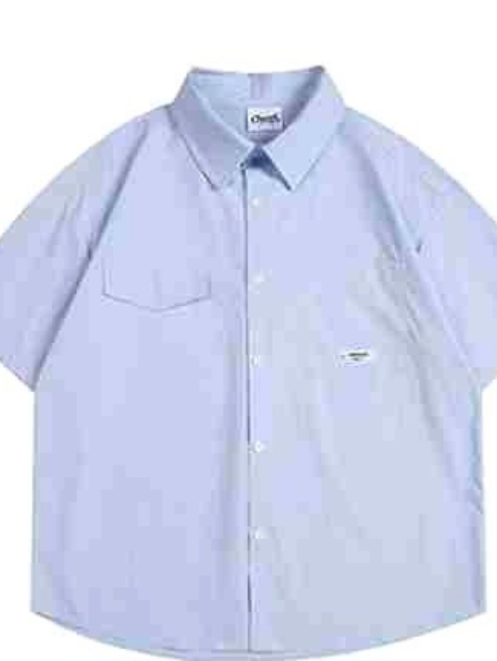 Light Blue Minimalist Pocket Shirt